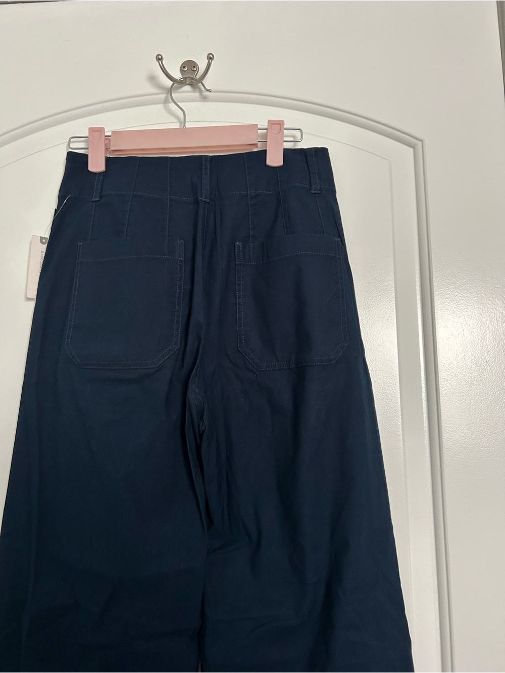 Anthropologie Maeve The Colette Ponte Crop Wide-Leg Pants Size 26 Tall NWT Boho - Picture 5 of 12
